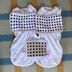 Nanit Geometric White and Black Kids Sleep Sacks